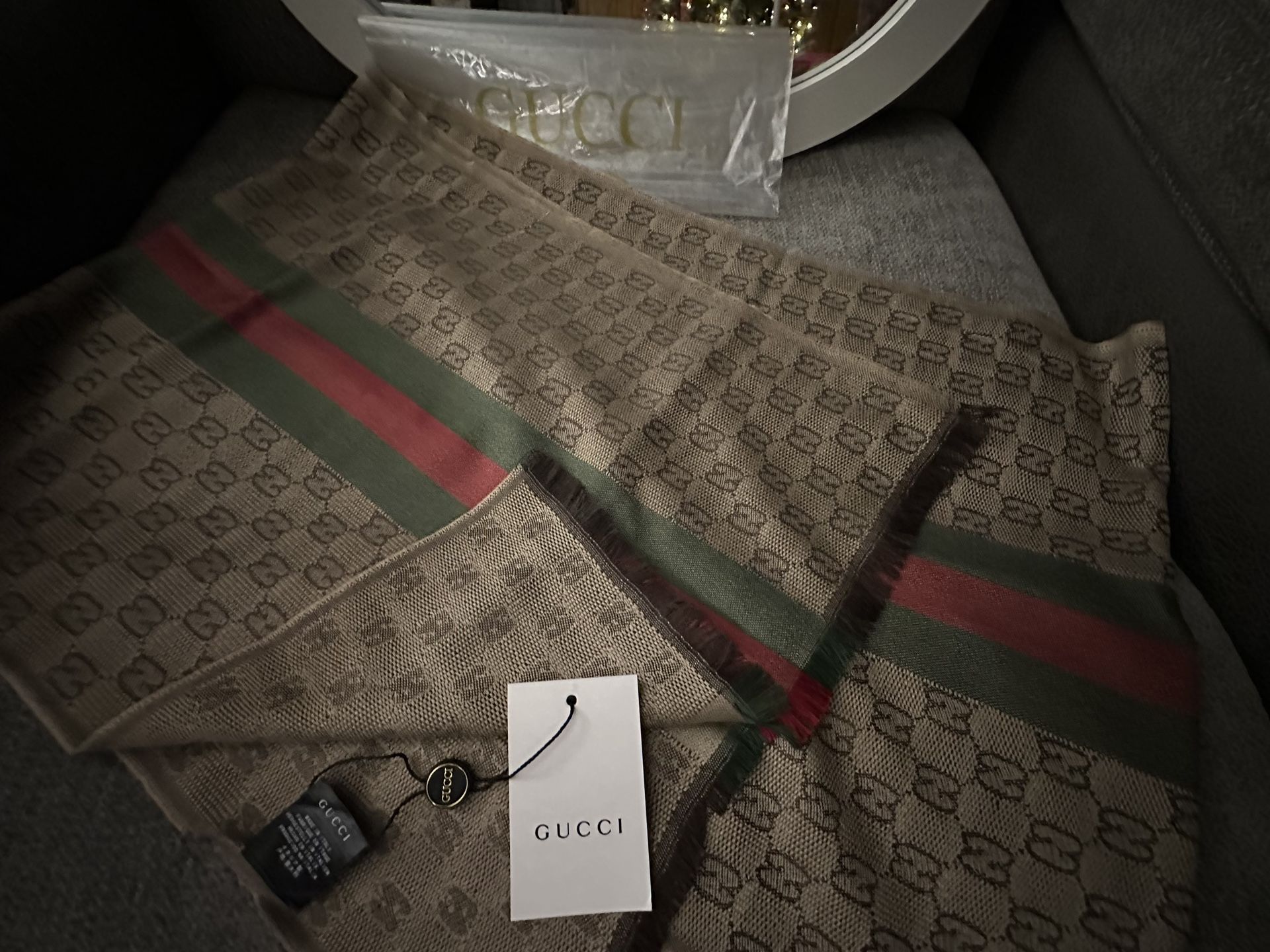 New Jacquard Gucci Scarf 