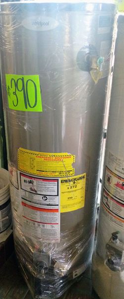 Whirlpool water heater 50gl