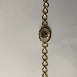 Antique 12K GF Locket Bracelet