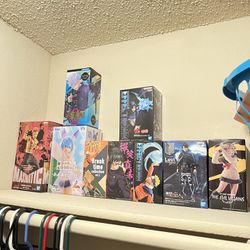 Assorted Anime Figurines
