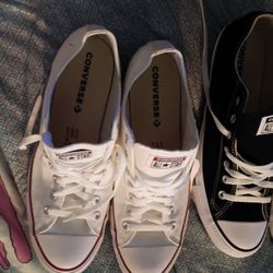 New Converse Size 12 Chuck Taylor's Black Or White
