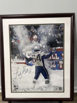 Signed Autographed Tedy Bruschi photo