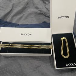 8mm 24in Cuban Chain With Bracelet 