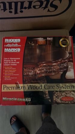 Wood care cleaning system