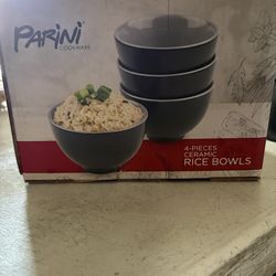 4pc Ceramic Rice Bowls