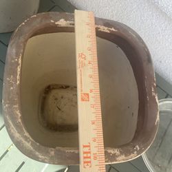 : Antique Red Wing 3-Gallon Crock — Large Wing Logo (Display Only)  Description: Antique Red Wing Union Stoneware Co. 3-gallon crock from the early 19