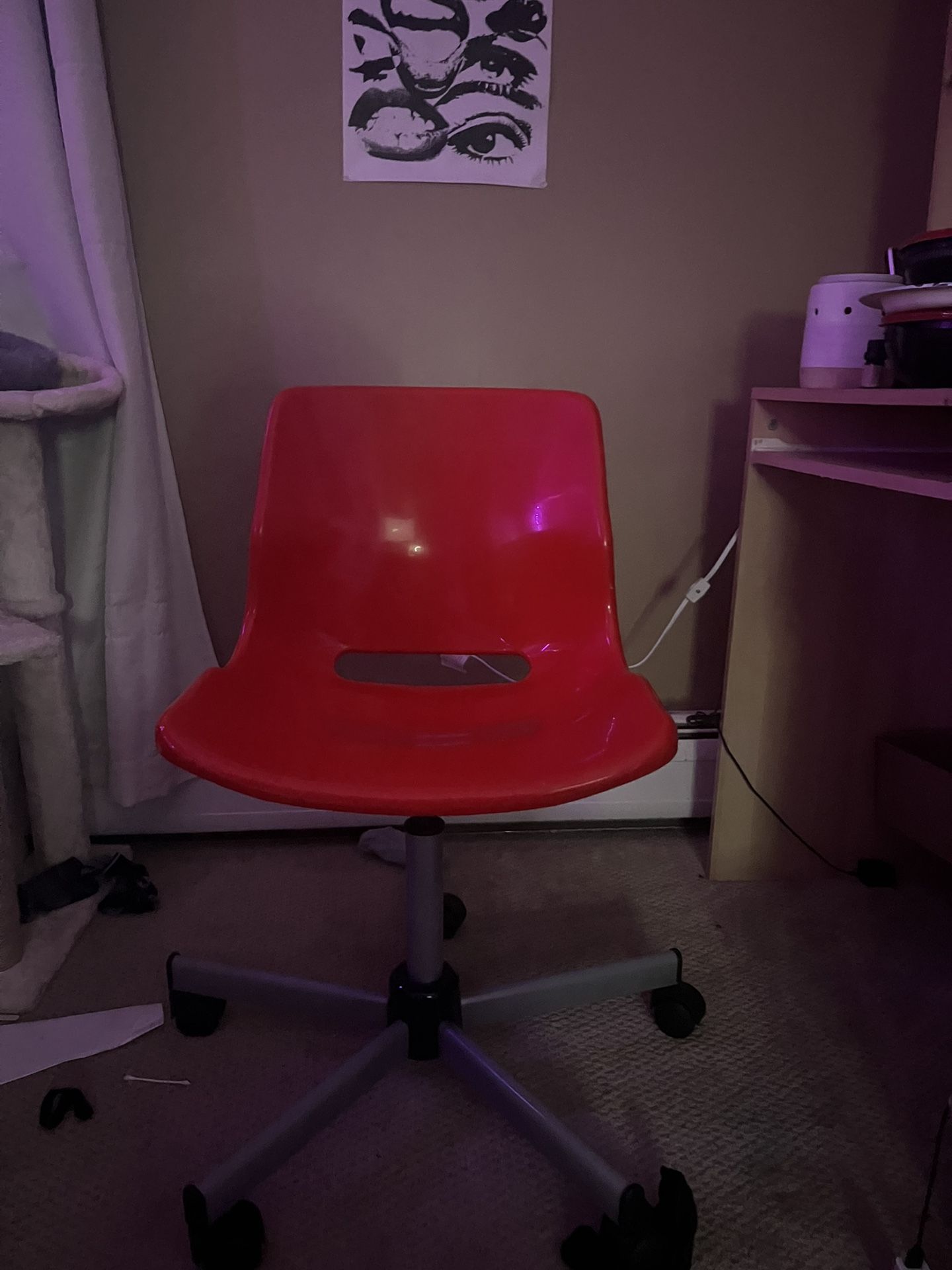 Red IKEA Chair