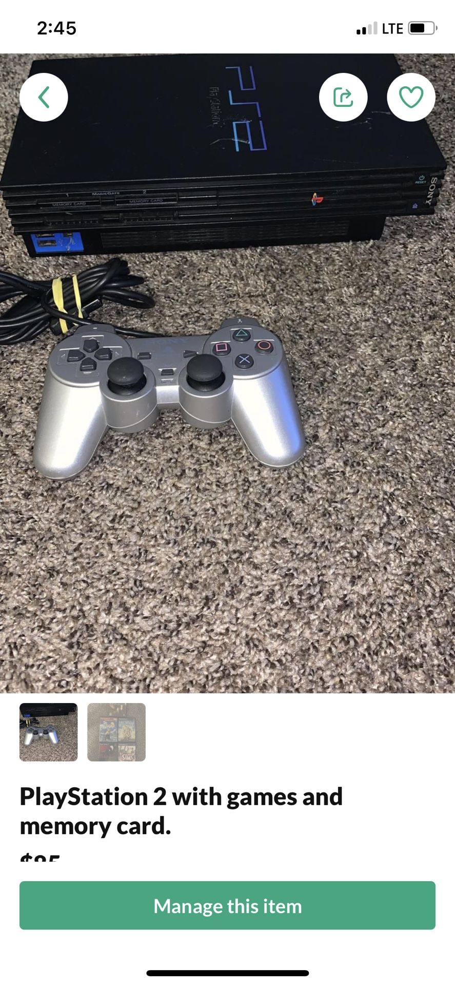 Ps2 With Games And Accessories