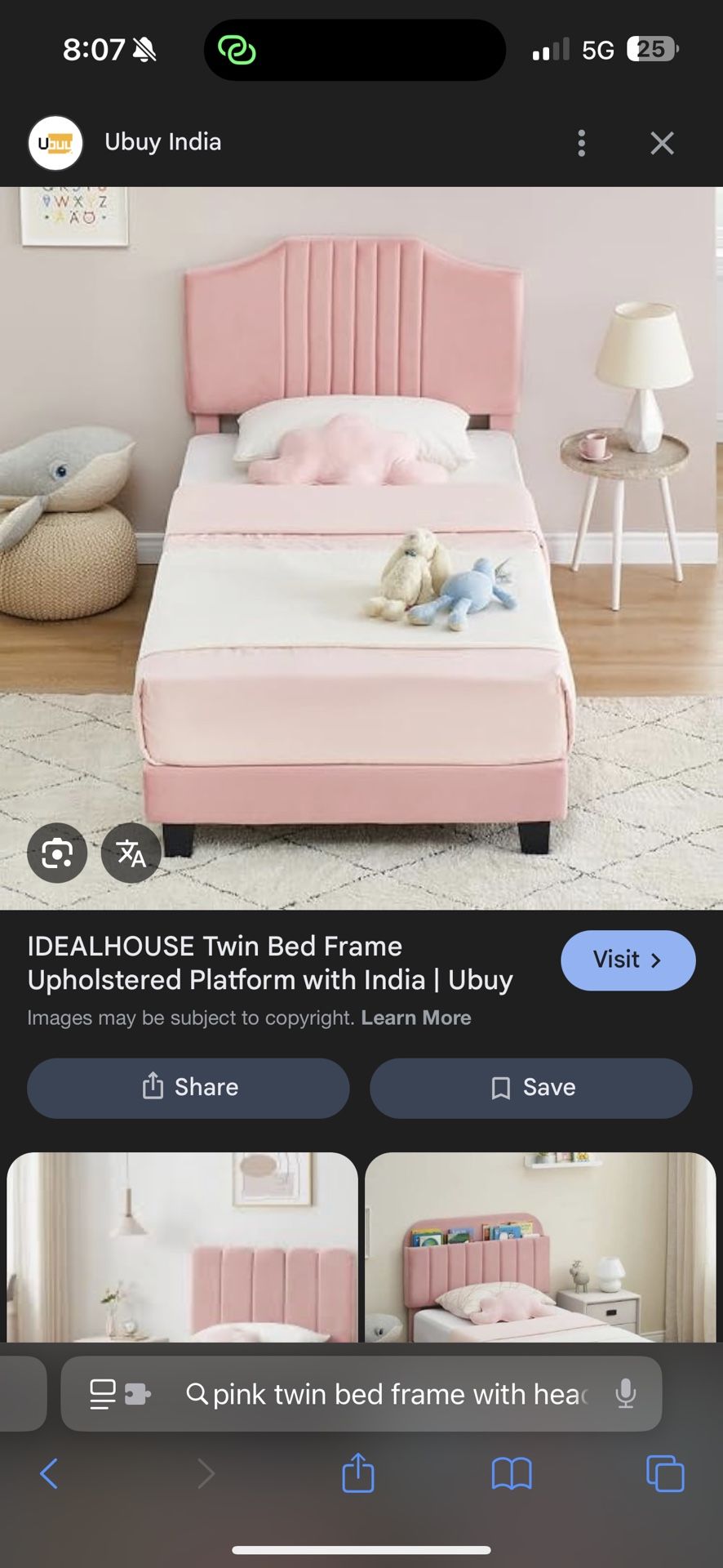 Pink Twin Bed Frame
