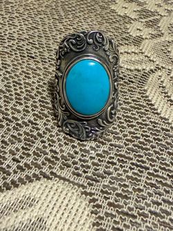 925 silver ring  turquoise