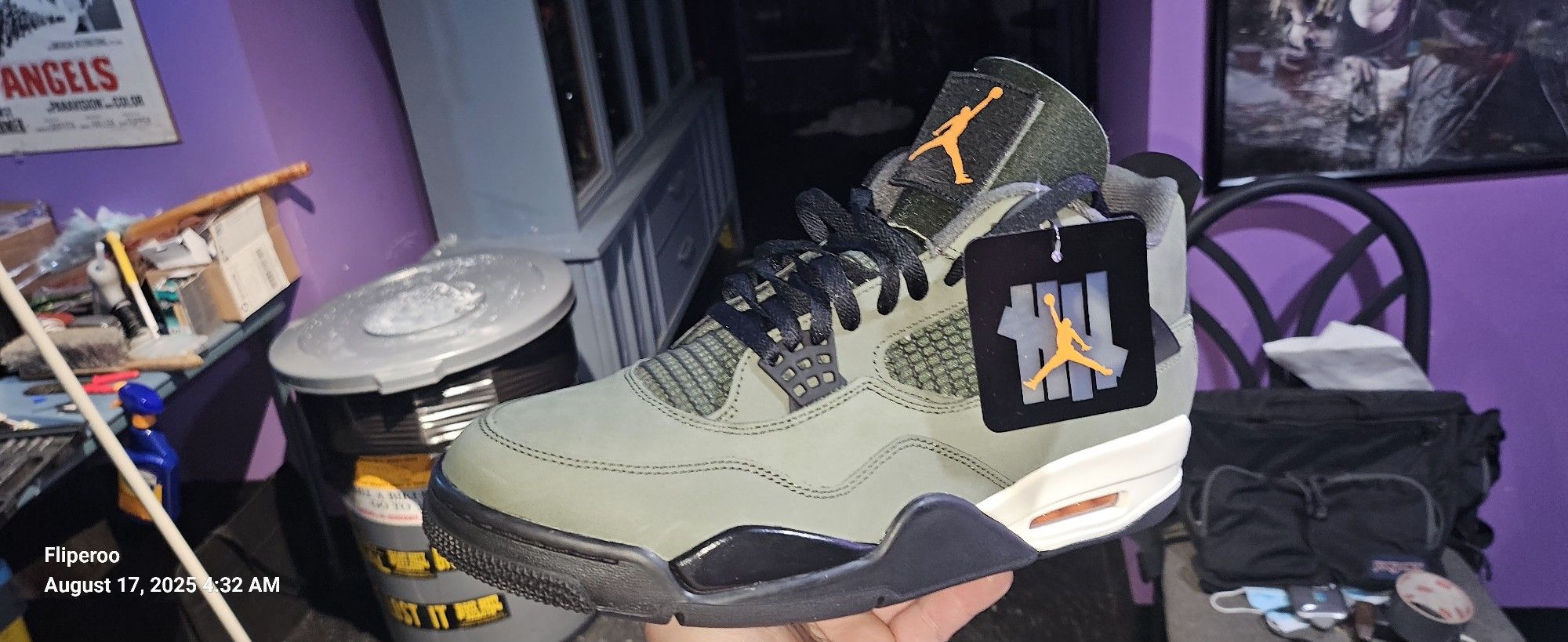 Jordan 4 Undefeated Sz 12 Brand New
