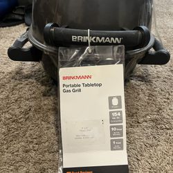 BRINKMANN Portable Tabletop Gas Grill
