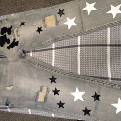 Amiri Star Studded Jeans