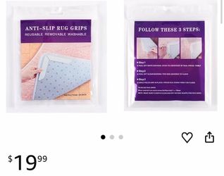 Brand: Generic Anti-Slip Rug Grips, Reusable Removable Washable PU Pads, Non-Slip Rug Anchors for Carpets, Mats, Stairs, and Floors
