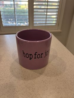 Spring purple vase