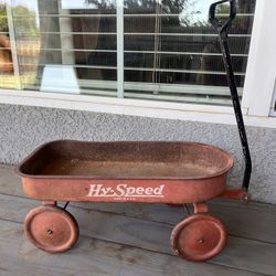 Antique Metal Child’s Wagon