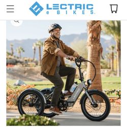 BRAND NEW LECTRIC XP EBIKE TRIKE GREAT GIFT!