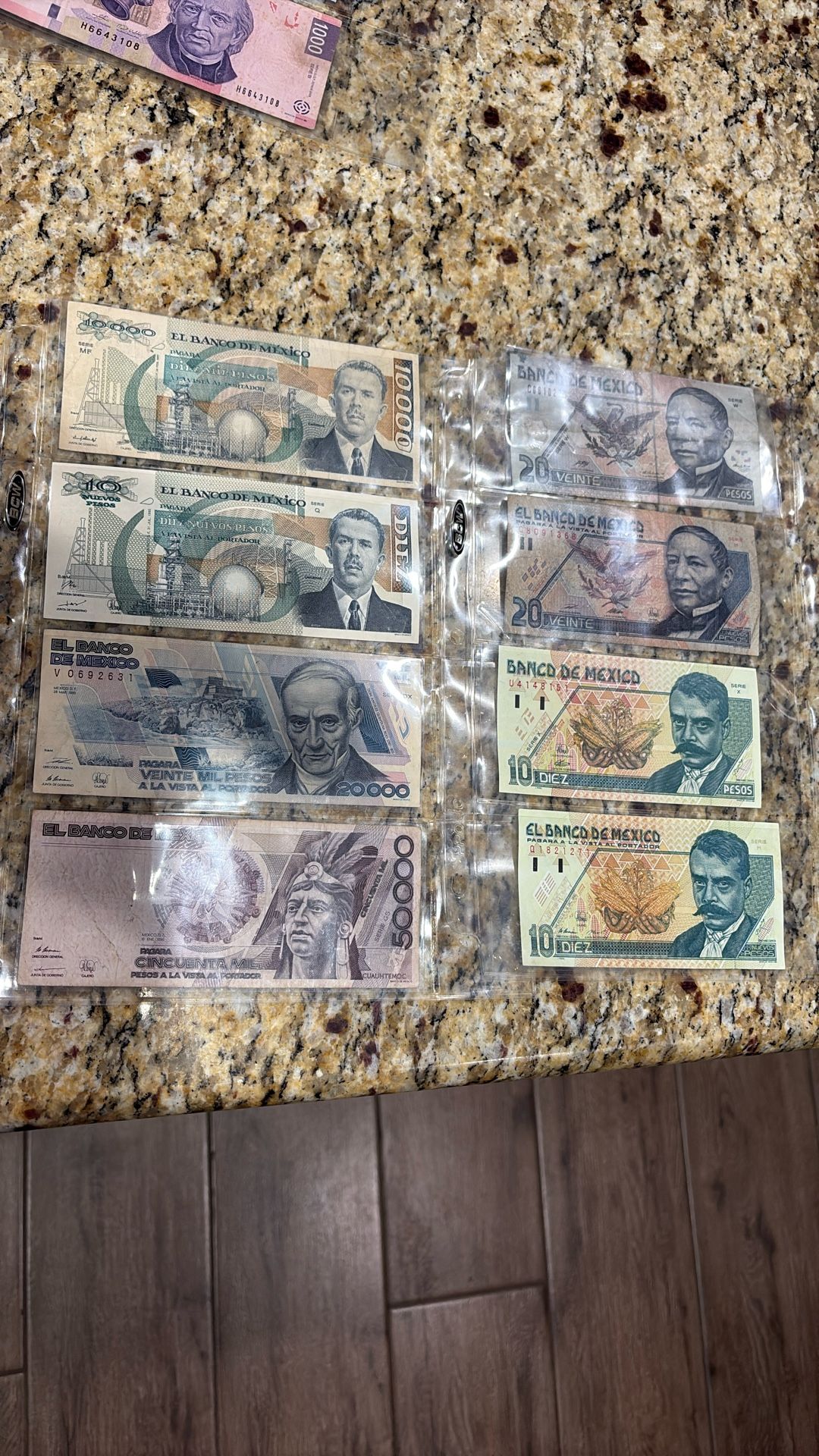 Mexican Bank Notes. Billetes Mexicanos