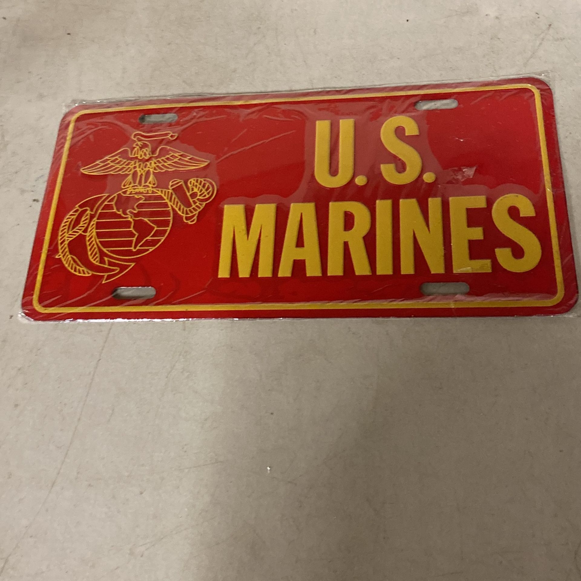 US Marines Corps License Plate