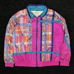 VINTAGE 80s LONDON FOG WINDBREAKER JACKET
