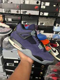 nike air jordan 4 laker size 12.5/13 deadstock ds brand new og all included