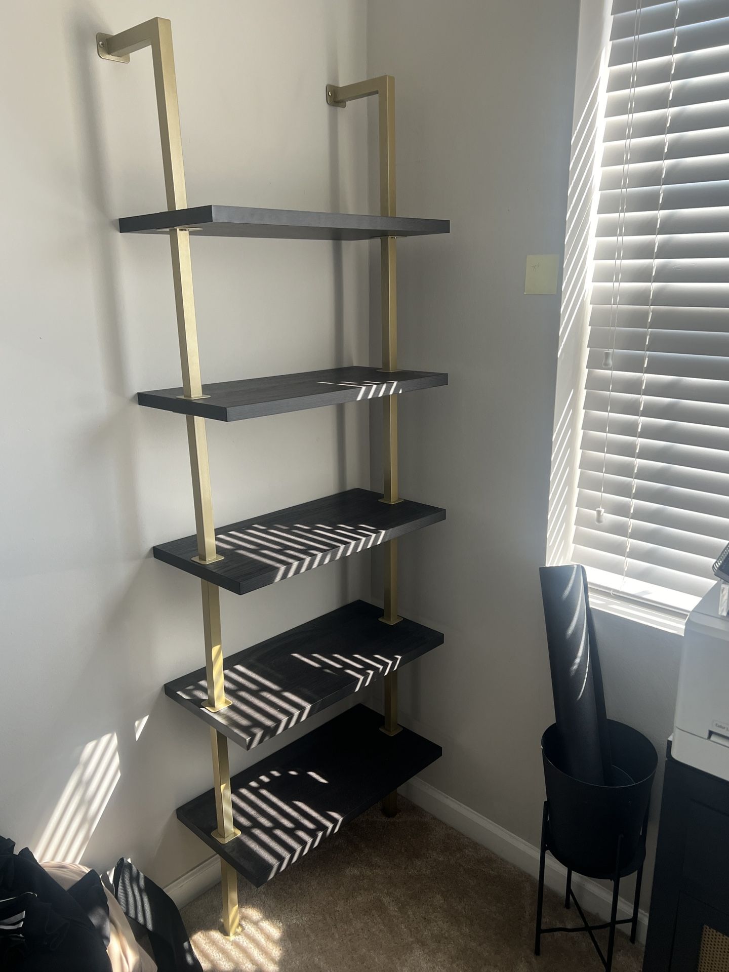 5-Shelf Ladder Bookshelf