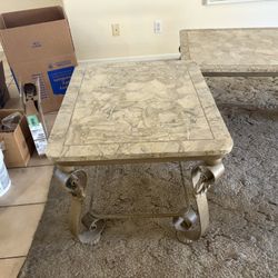 Marble End Table
