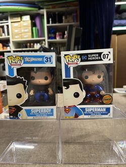 OG Superboy And OG Superman Funko Chase!