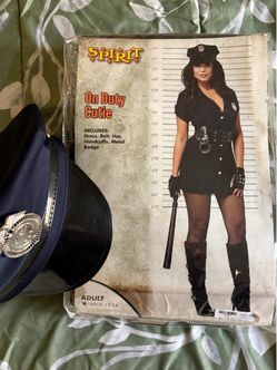 Spirit Halloween "On Duty Cutie" adult police officer costume