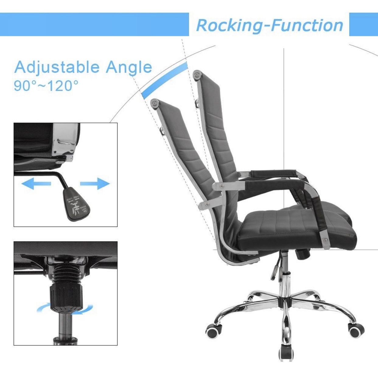 Brand New Contemporary Designer Mid-Back Computer Office Chair