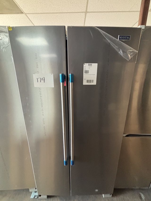 Maytag 24.9-Cu Ft Side By Side Refrigerator 