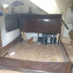 Sleigh Bed Frame 