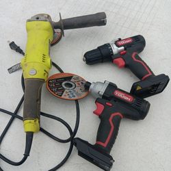 Drill And Impact And  Grinder 