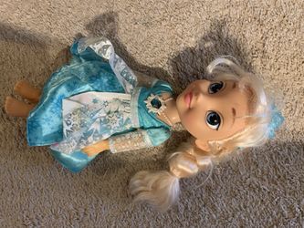 Bilingual Spanish/English talking singing light up Elsa
