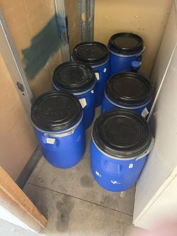 Shipping Barrel, Plastic Drum with Lid, Food Grade Container, Air Tight for Water and Food Storage, Rain Barrel Use(30L)