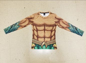 AquaMan Compression Shirt Long Sleeve - size extra small

