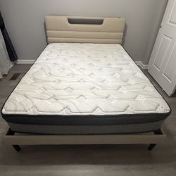 Bed Frame + Mattress Queen Size