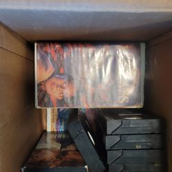 Over 100 Assorted DVD'S and VHS'S Collectibles 