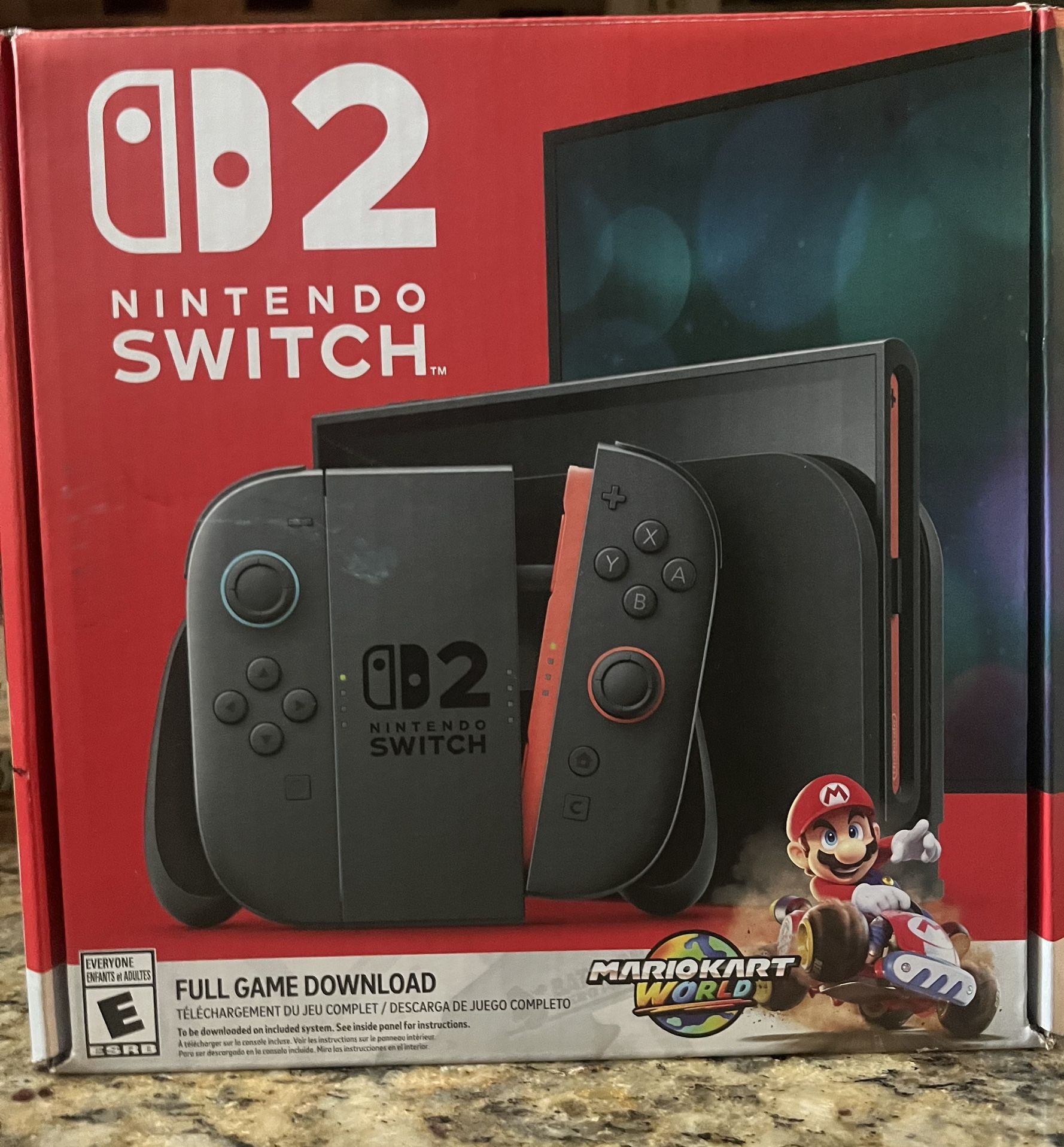 Brand New Nintendo Switch 2 Mario Kart World Bundle