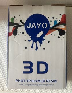 Jayo 2 KG  3D Photopolymer Resin ABS Like, Dark Gray Exp. 05/2027 Sealed .