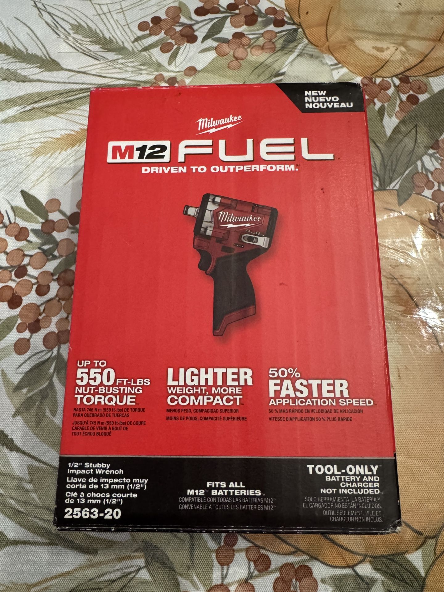 Milwaukee 1/2” Stubby Impact Wrench