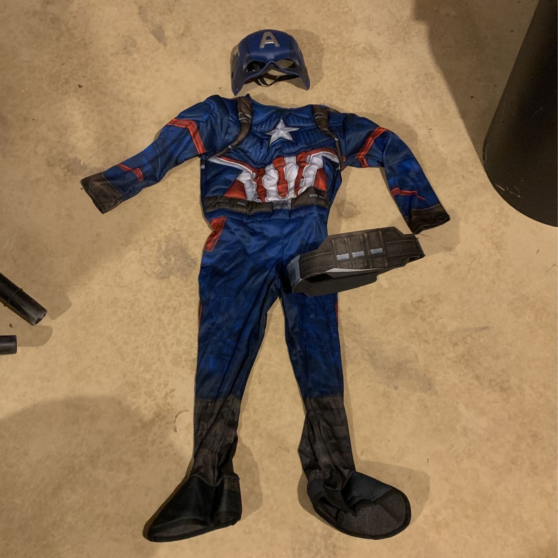 Captain America Kids Halloween Costume Size Extra Small