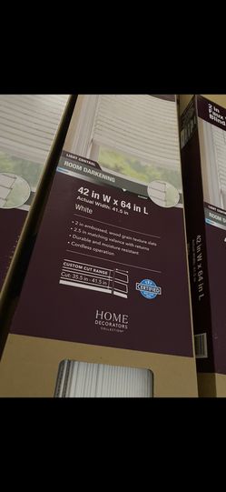 2 Inch FAUX WOODEN BLINDS WHITE 