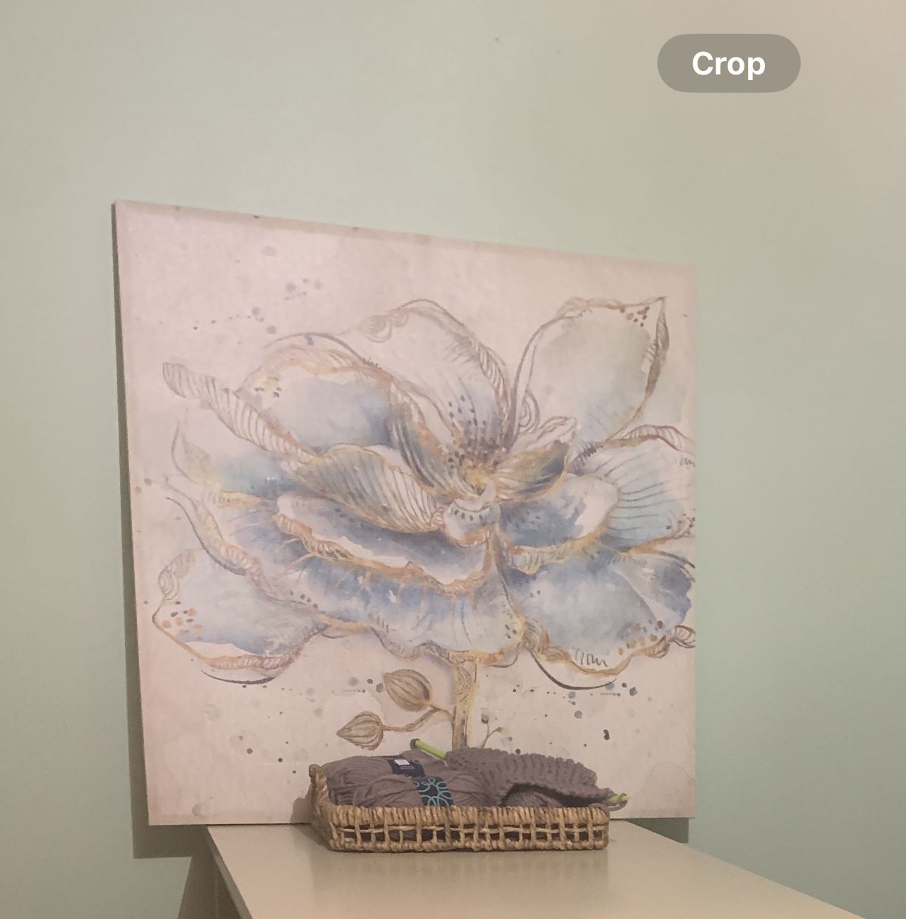 Canvas Flower Picture 