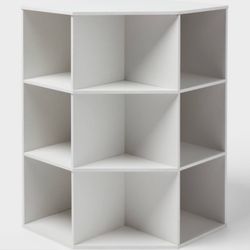 CUBICLE CORNER SHELF