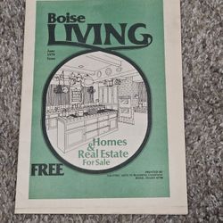 June 1979 Boise Living Homes And Real Estate Pamphlet