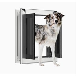 Aluminum French Large Dog Door