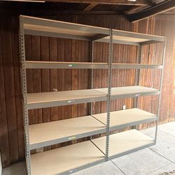Garage Storage Rack Shelving 48 in W x 24 in D Boltless Shelves Delivery Available