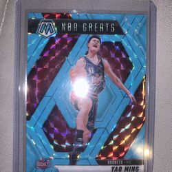 Yao Ming Blue Flourescent Mosaic 74/75 50$
