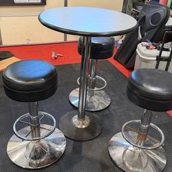 Shop Or Garage Table And Stools From Irwindale Race Track